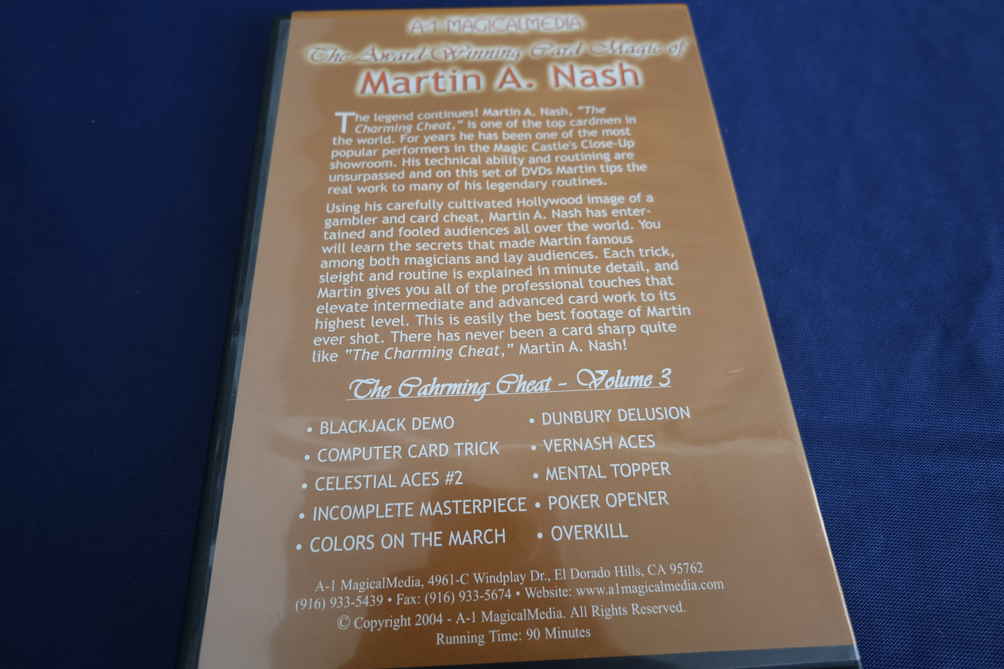 【中古：状態A】The Award-Winning Card Magic of Martin A. Nash 3