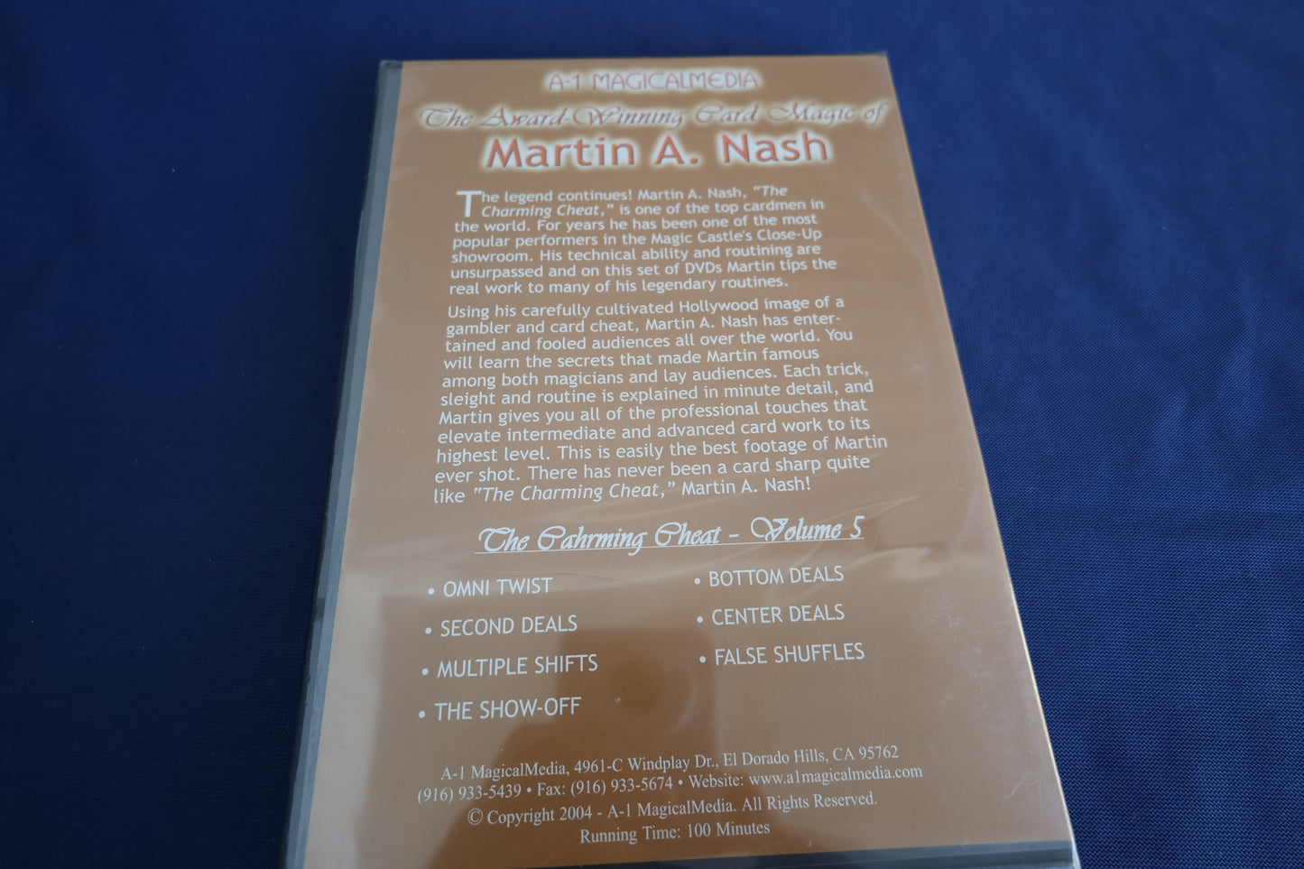 【中古：状態S】The Award-Winning Card Magic of Martin A. Nash 5