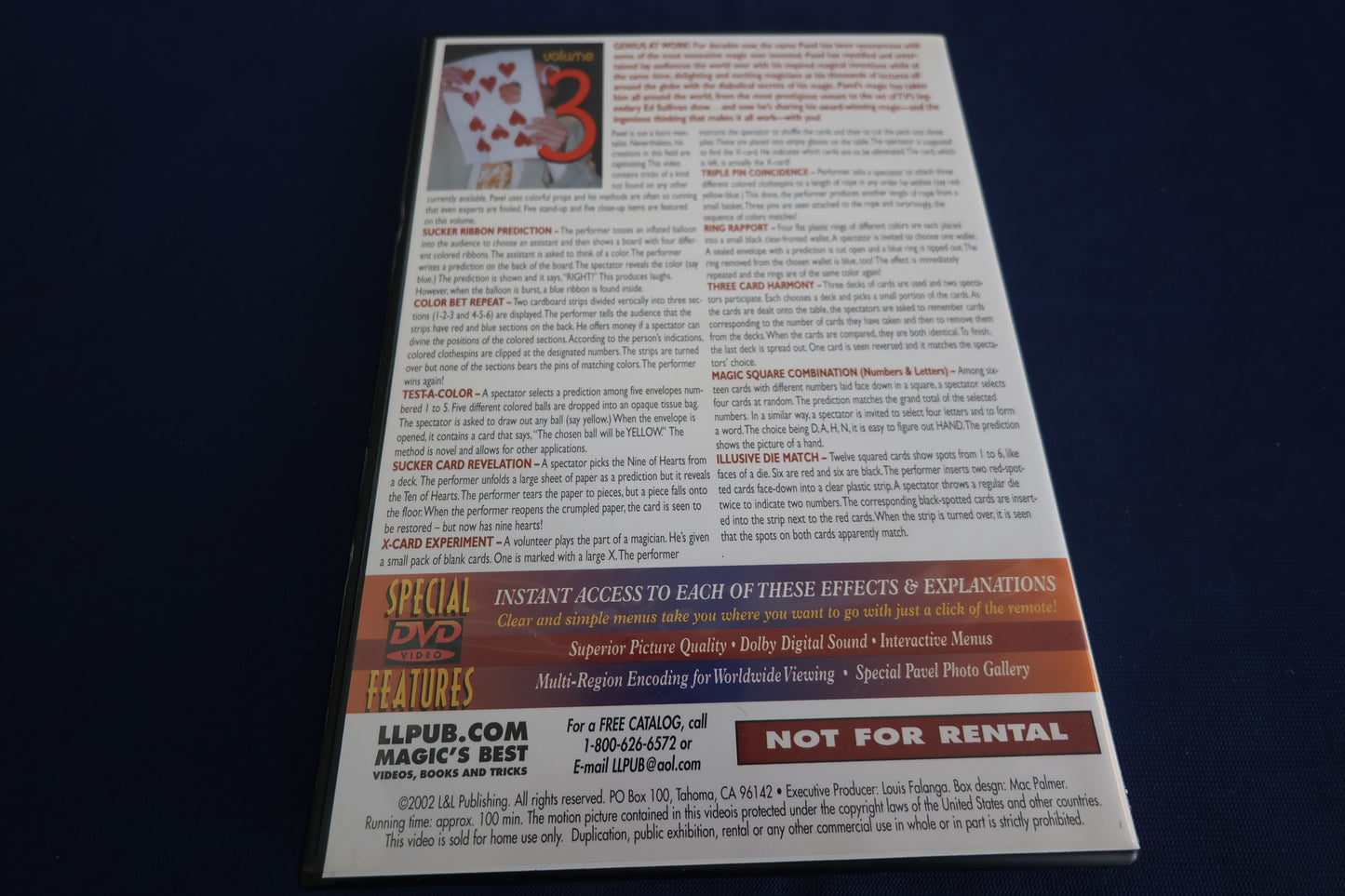 【中古：状態A】The Creative magic of Pavel vol.3