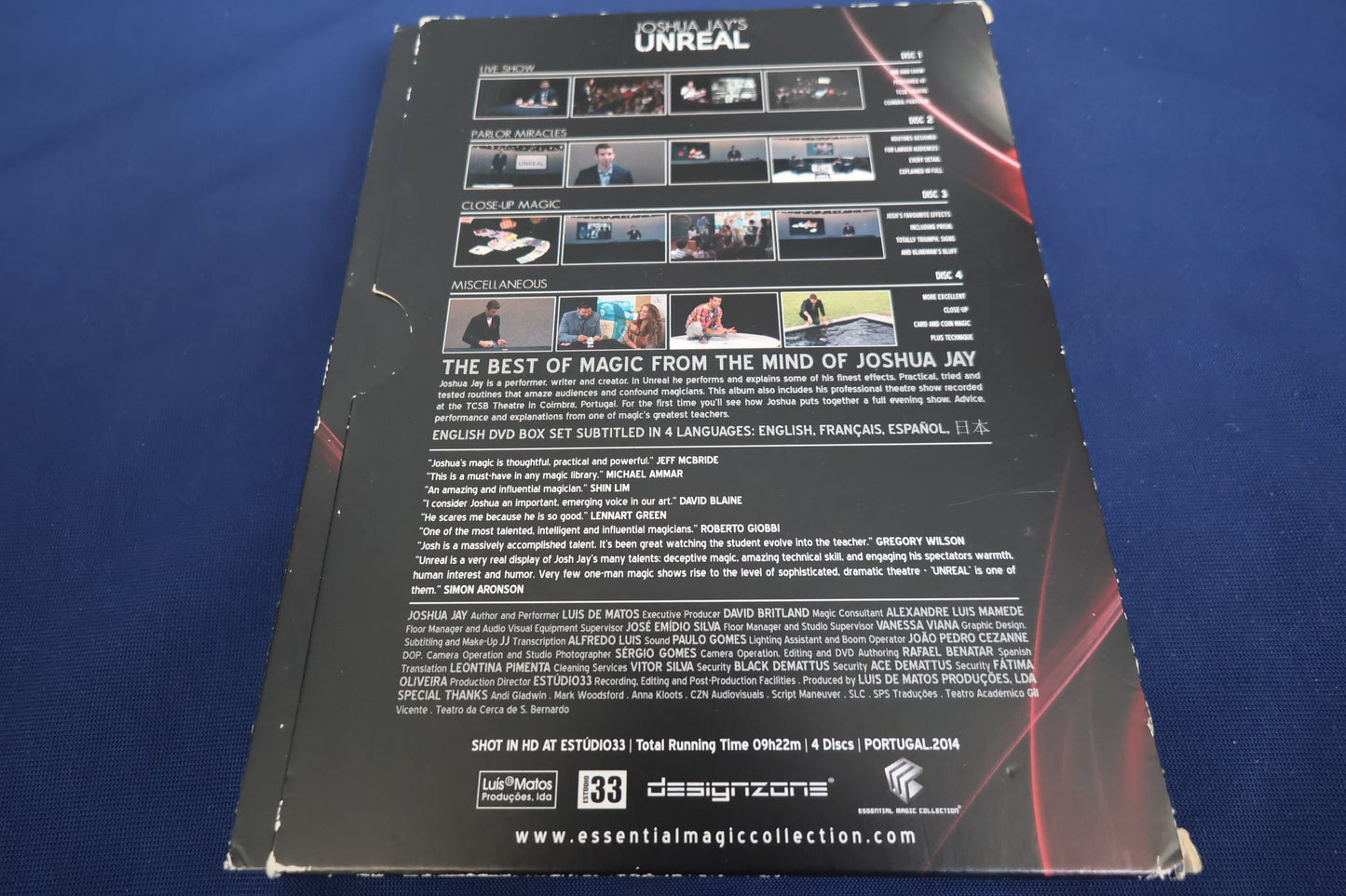 【中古：状態B】Unreal by Joshua Jay