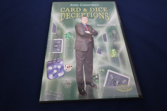 【中古：状態A】Card & Dice Deceptions Volume One by Aldo Colombini - DVD
