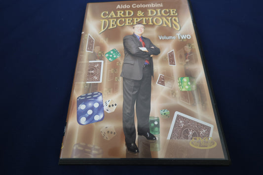 【中古：状態A】Card & Dice Deceptions Volume Two by Aldo Colombini - DVD