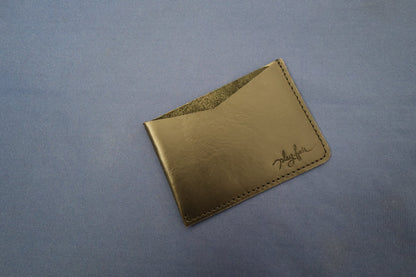 【中古：状態A】レザーパケットケース（黒）