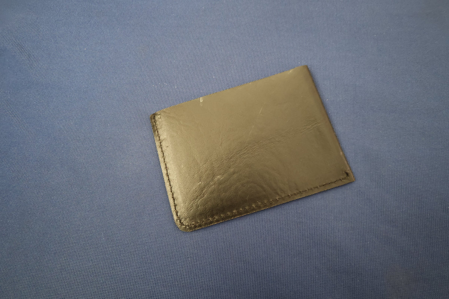 【中古：状態A】レザーパケットケース（黒）