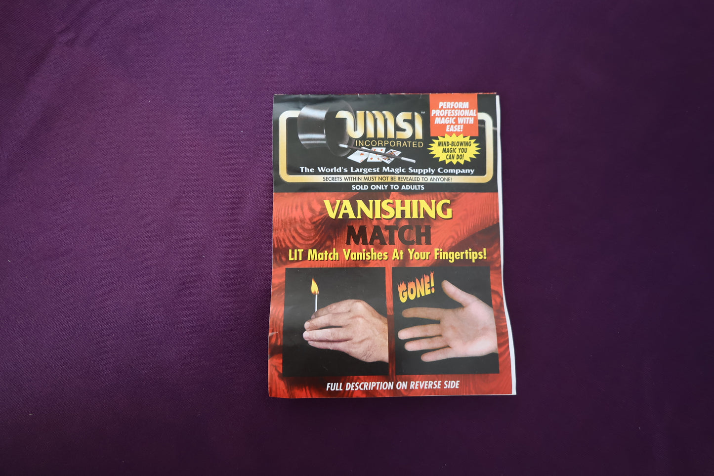 【中古：状態A】VANISHING MATCH