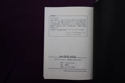 【中古：状態B】ten little tricks