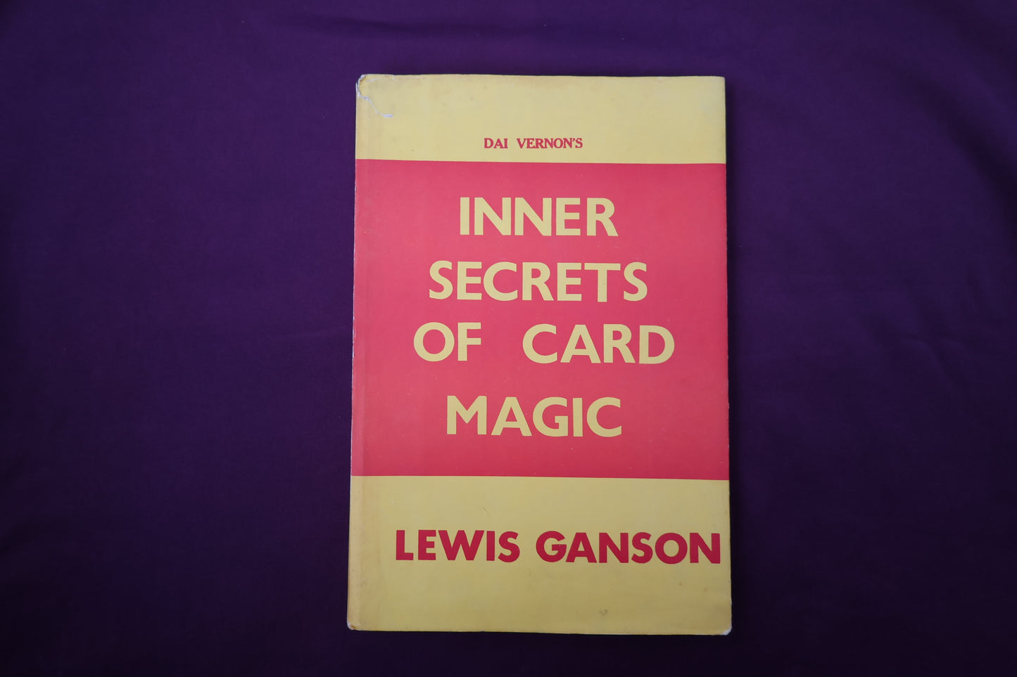 【中古：状態C】INNER SECRETS OF CARD MAGIC DAI VERNON（洋書）