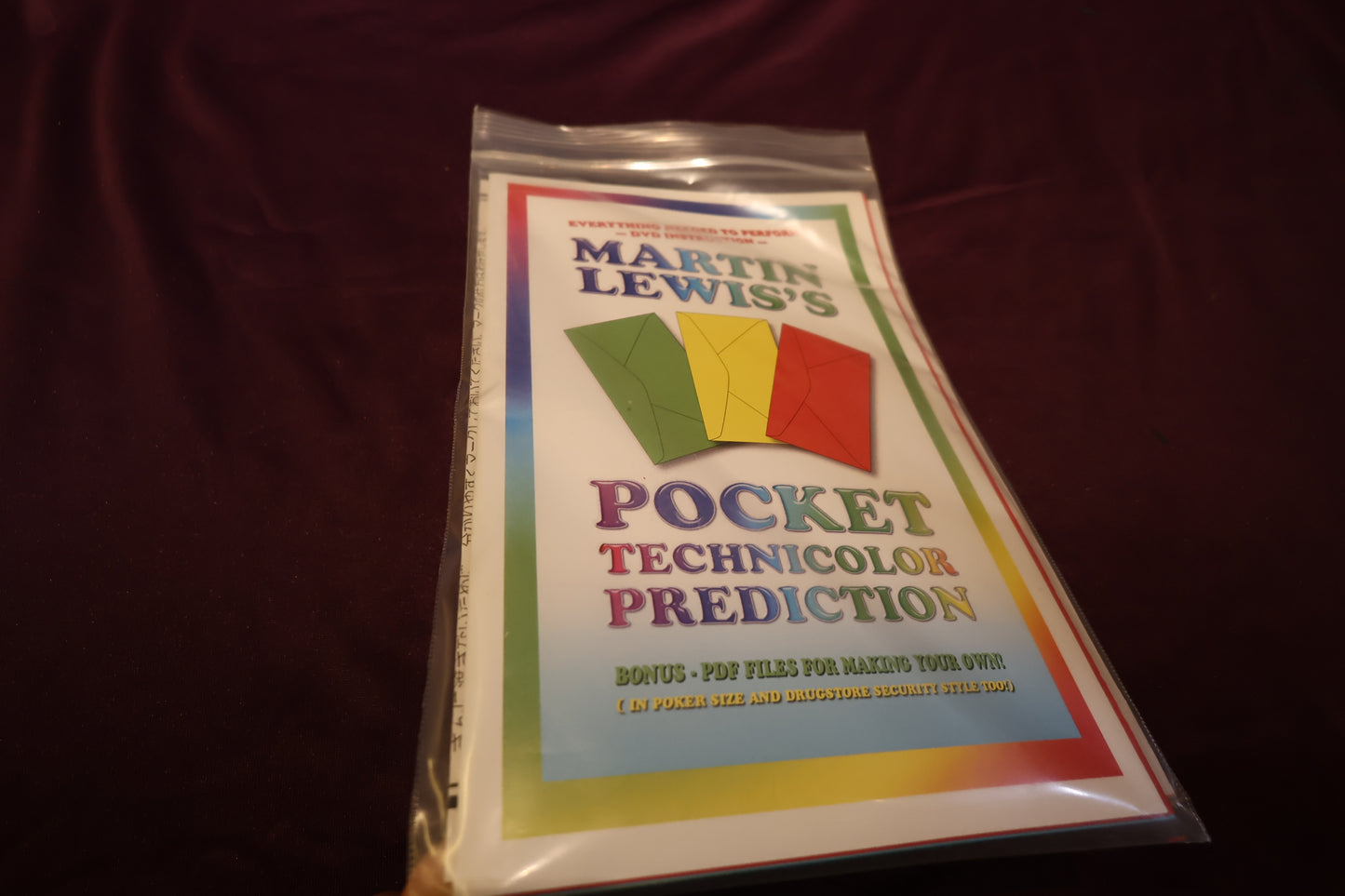 【中古：状態A】POCKET TECHNICOLOR PREDICTION by MARTIN REWIS