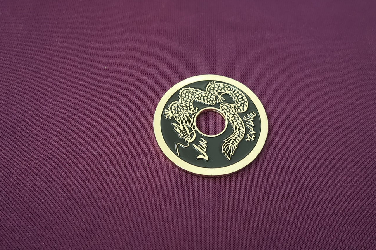 【中古：状態A】Chinese Coin(Black-Dollar Size)チャイニーズ・ドラゴンコイン・ワンダラーサイズ