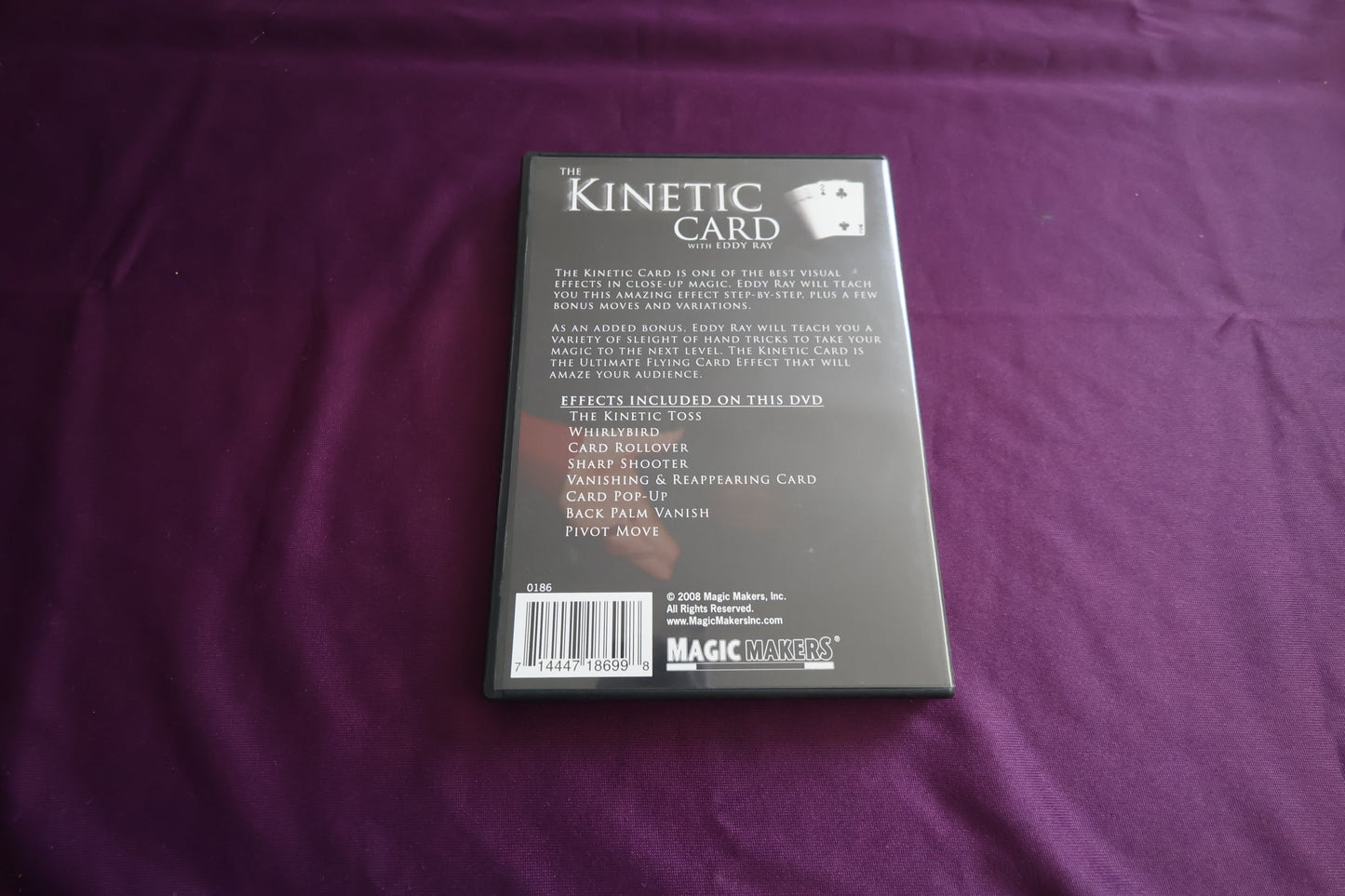 【中古：状態A】THE KINETIC CARD WITH EDDY RAY(DVDのみ）