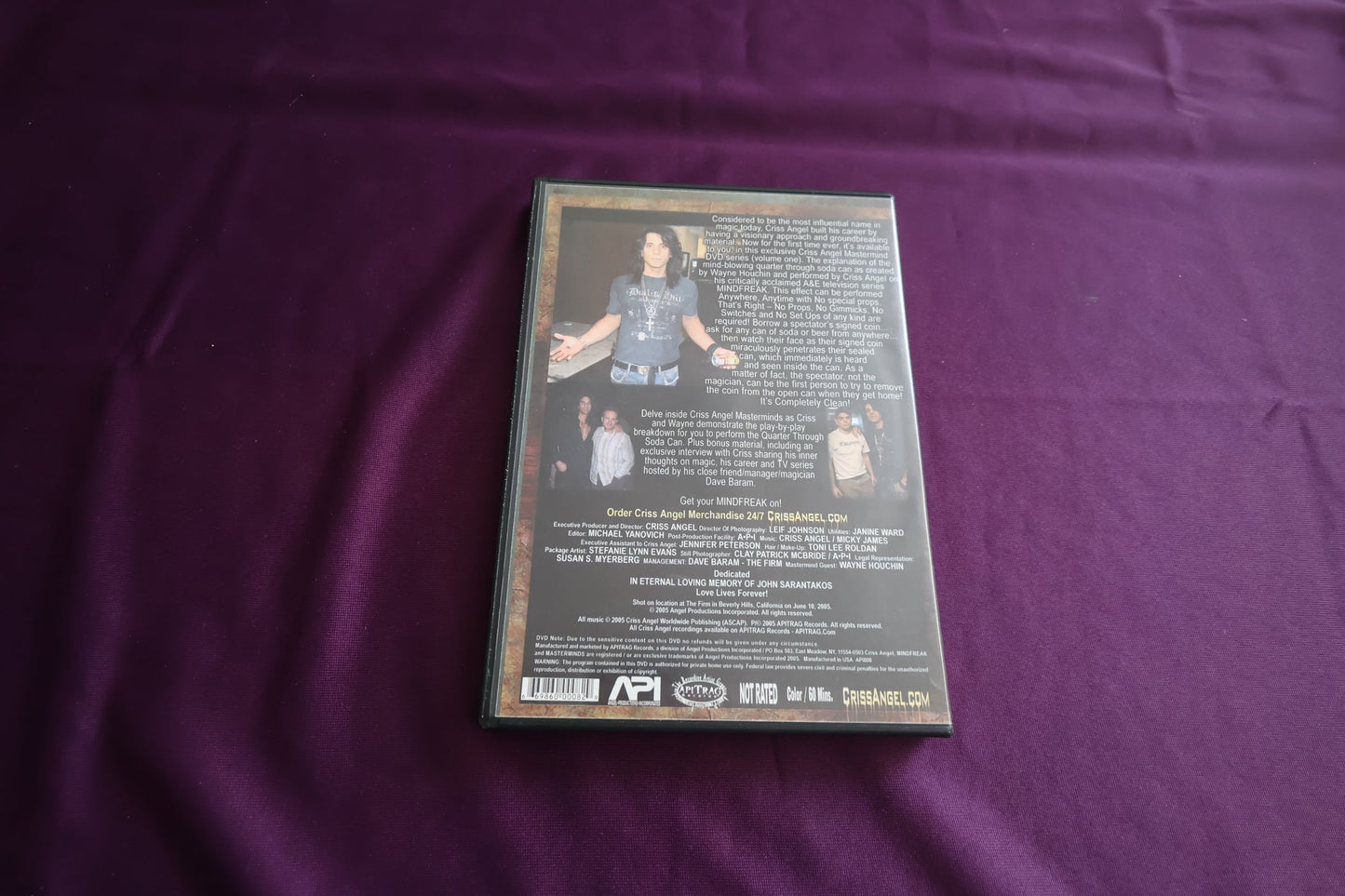 【中古：状態A】MASTERMINDS #1:Quarter through Soda Can by Criss Angel