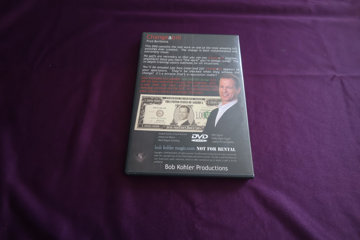 【中古：状態A】Change a bill by Fred Berthelot