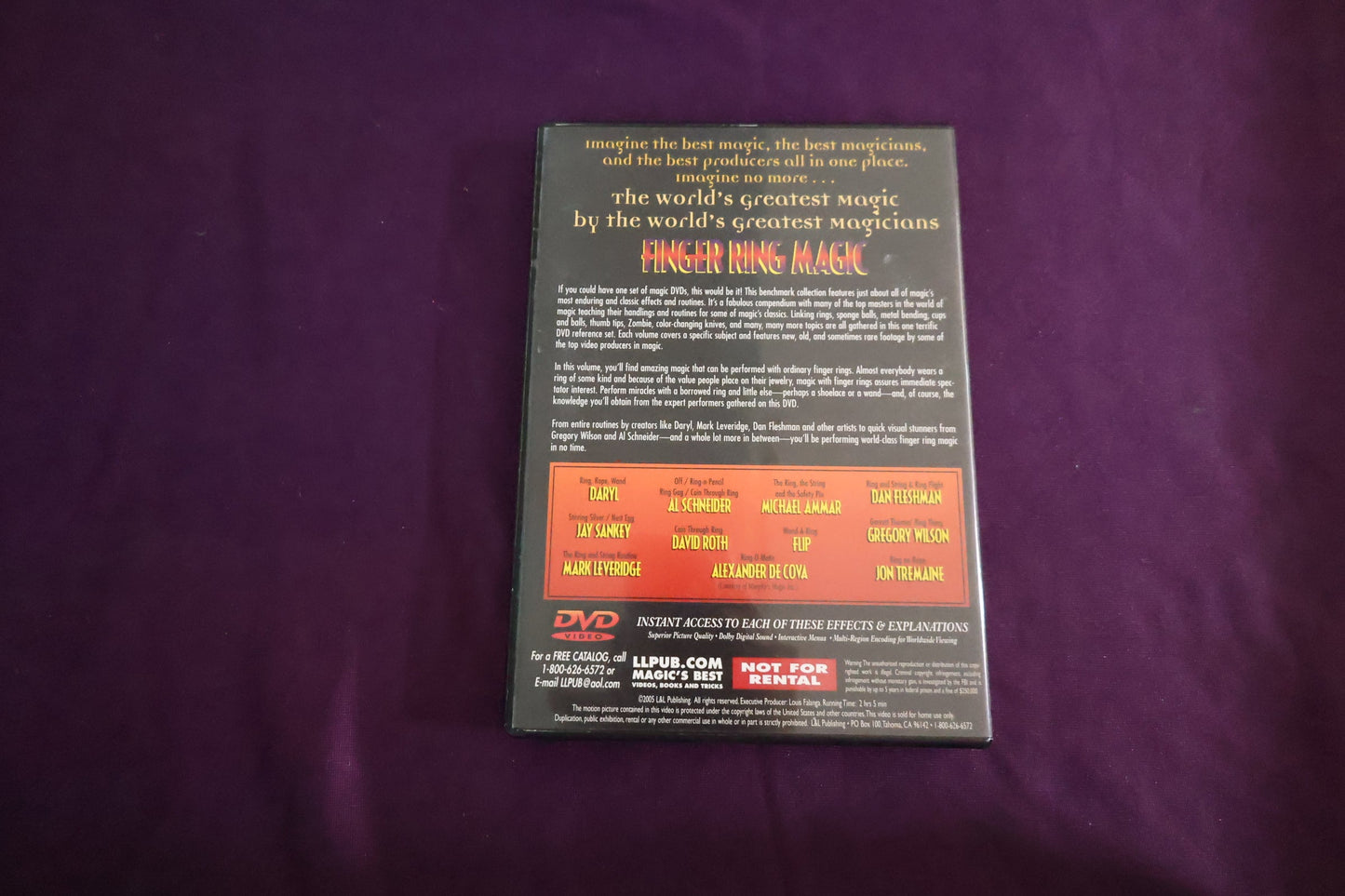 【中古：状態A】World's Greatest Magic: Finger ring magic