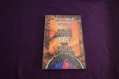 【中古：状態A】World's Greatest Magic: Torn and Restored Newspaper