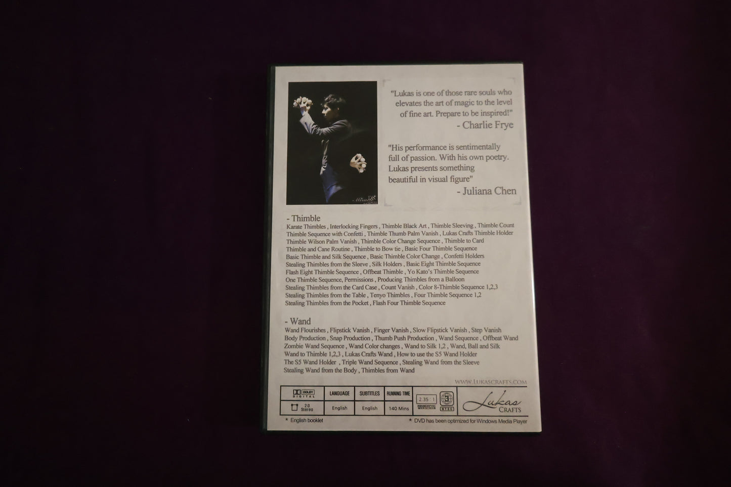 【中古：状態A】ARTIST classic1 THIMBLE & WAND
