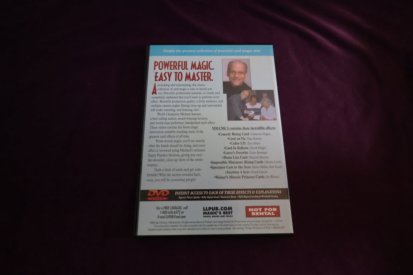 【中古：状態A】EASY TO MASTER CARD MIRACLES by MICHAEL AMMAR VOL8