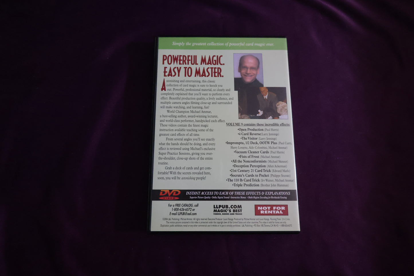 【中古：状態A】EASY TO MASTER CARD MIRACLES by MICHAEL AMMAR VOL9
