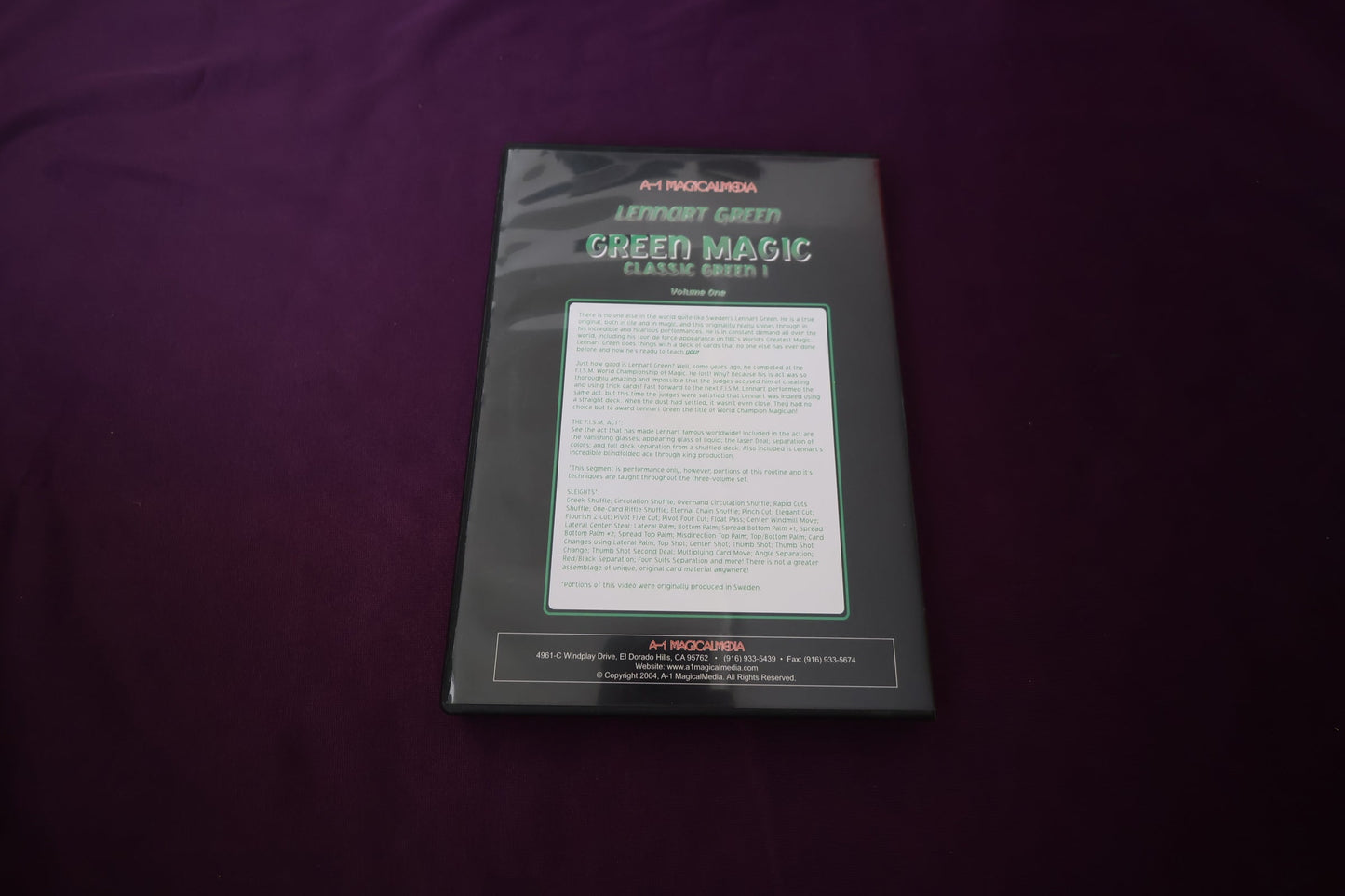 【中古：状態A】GREEN MAGIC by Lennart Green VOLUME ONE