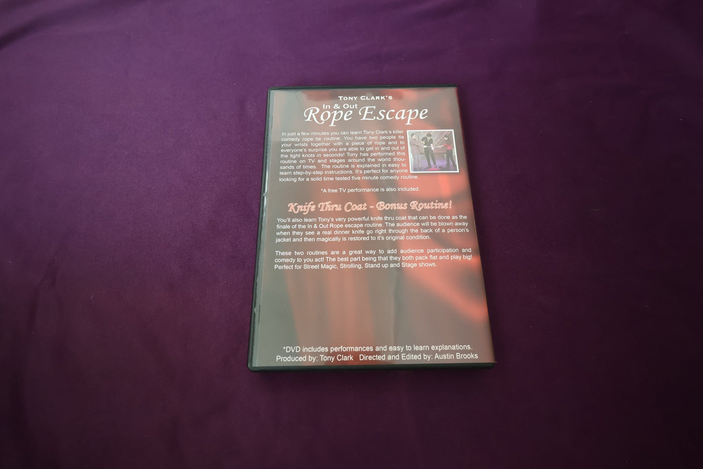 【中古：状態B】TONY CLARK's IN & OUT ROPE ESCAPE