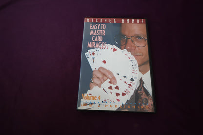 【中古：状態A】EASY TO MASTER CARD MIRACLES by MICHAEL AMMAR VOL4