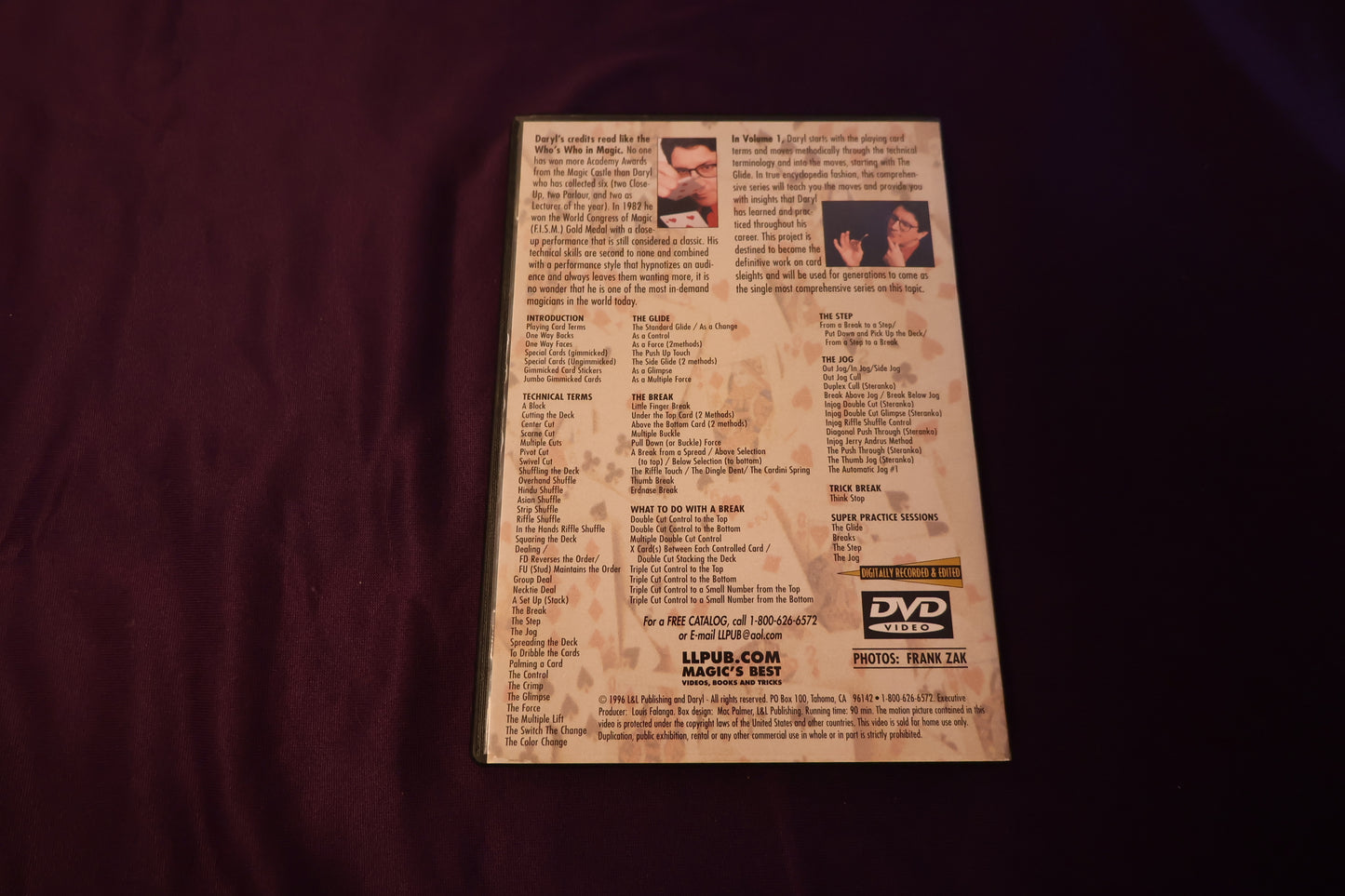 【中古：状態B】Encyclopedia of Card Sleights by DARYL Volume1