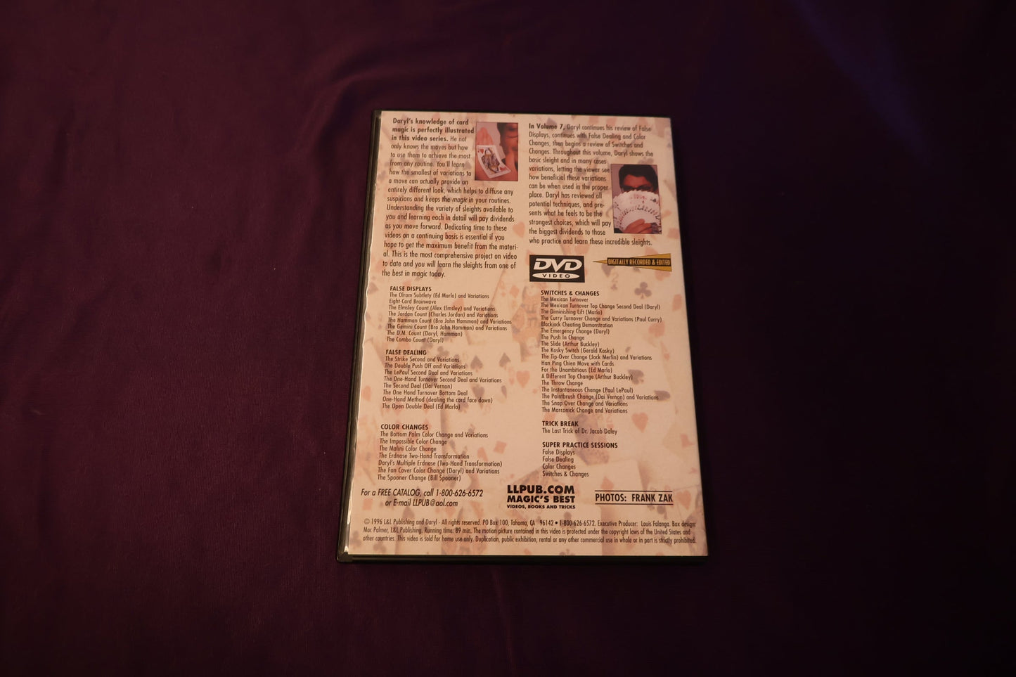 【中古：状態B】Encyclopedia of Card Sleights by DARYL Volume7