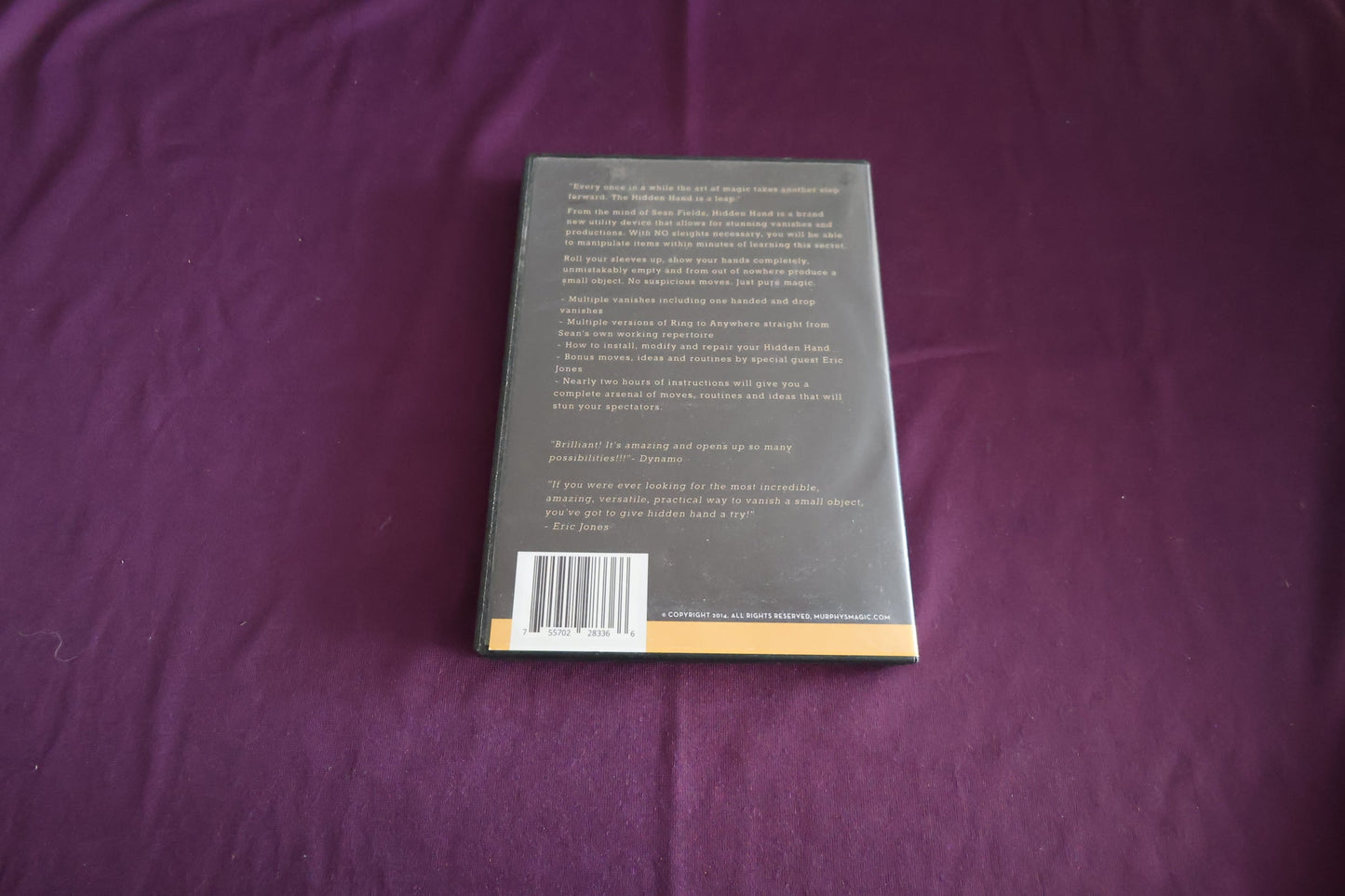 【中古：状態A】HIDDEN HAND by SEAN FIELDS