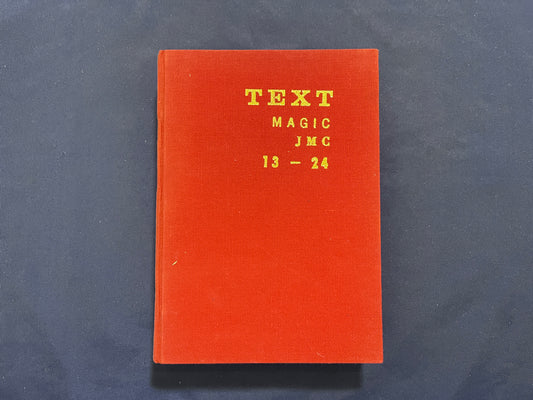【中古：状態C】JMC TEXT 合本　13-24