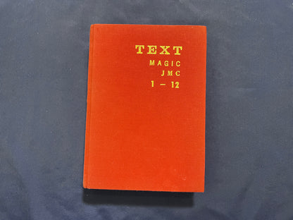 【中古：状態C】JMC TEXT 合本　1-12