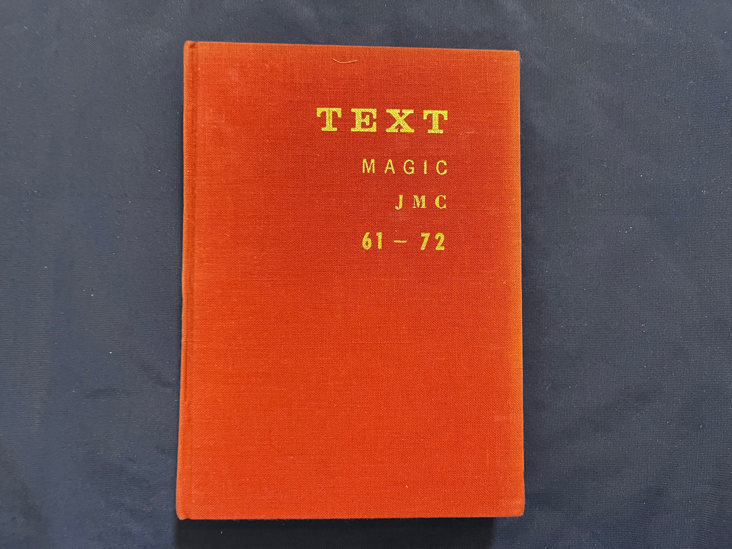 【中古：状態C】JMC TEXT 合本　61-72