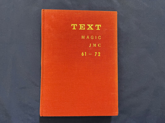 【中古：状態C】JMC TEXT 合本　61-72