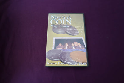【中古：状態B】New York COIN Magic Seminar Volume3 Copper Silver