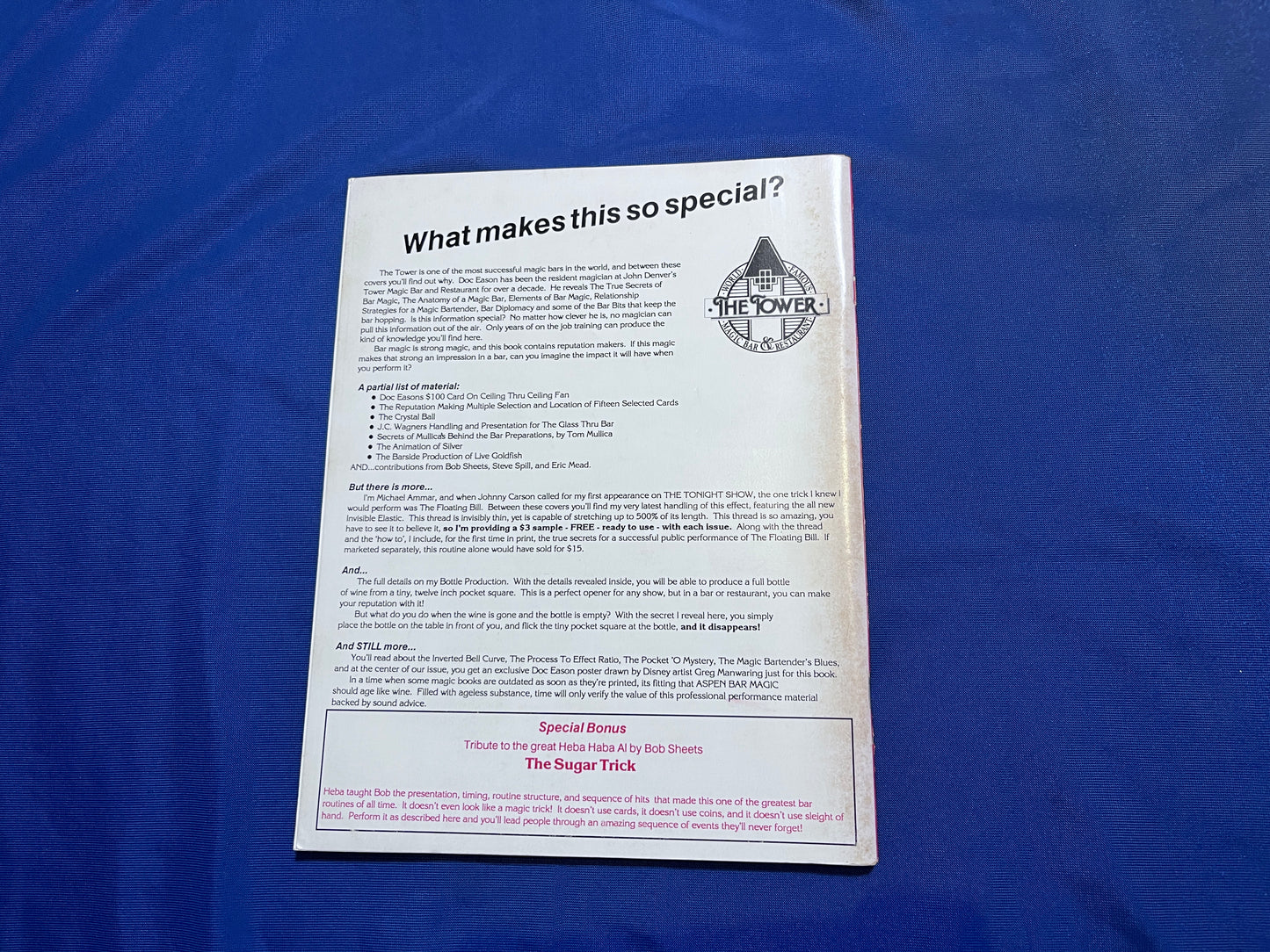 【中古：状態B】Magical Arts Journal Vol Ⅲ,№1-5 ASPEN BAR MAGIC