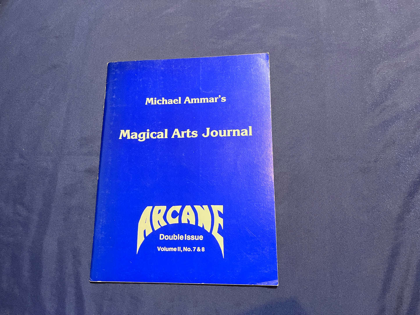 【中古：状態B】Magical Arts Journal Vol Ⅱ,№7&8 ARCANE Double Issue