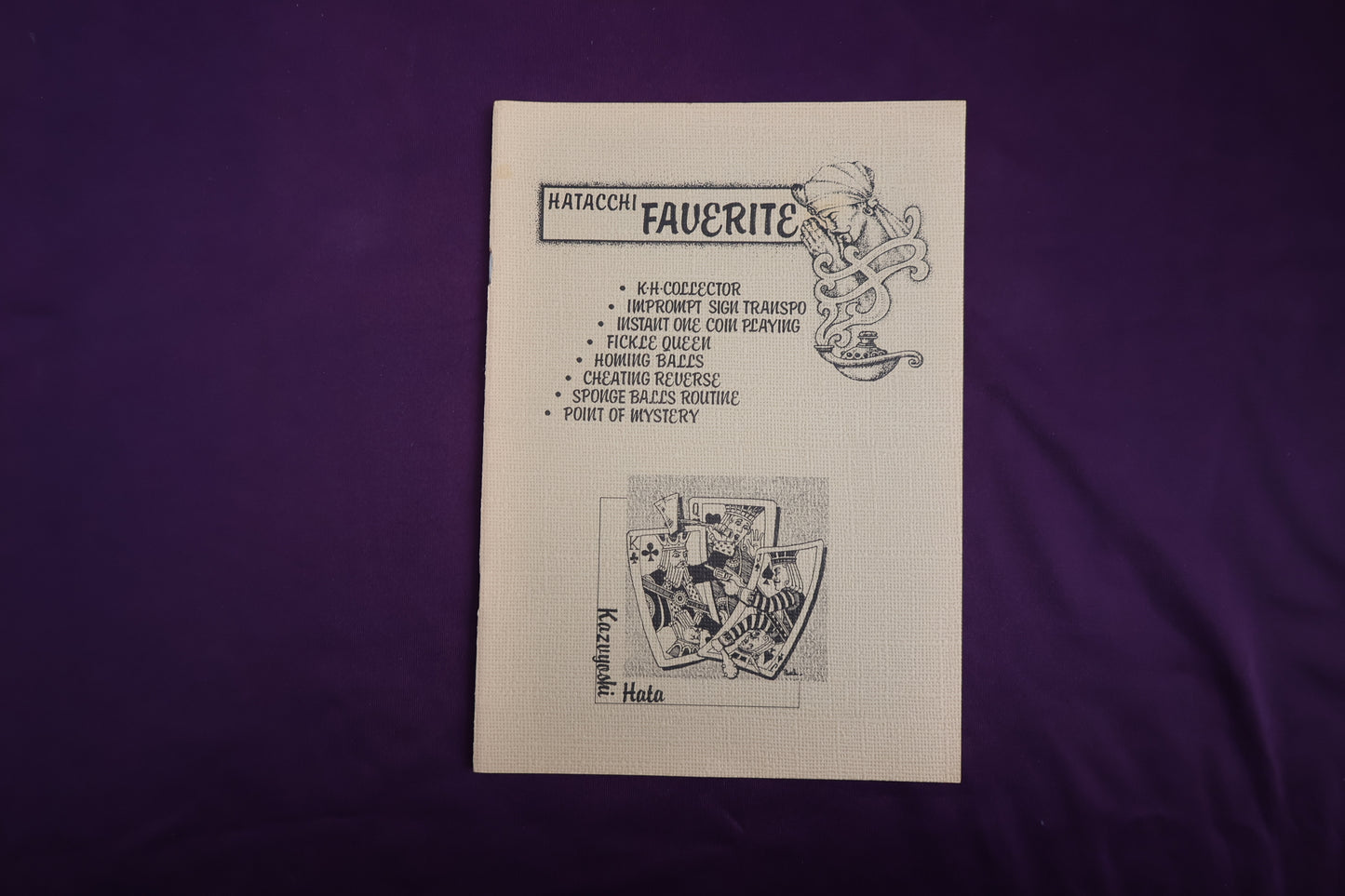 【中古：状態B】HATACCHI FAUERITE KAZUYOSHI HATA