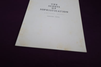 【中古：状態C】THE SCENTS OF SOPHISTICATION　MASATOSHI FUROTA
