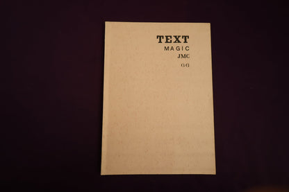 【中古：状態D】TEXT MAGIC JMC ６６