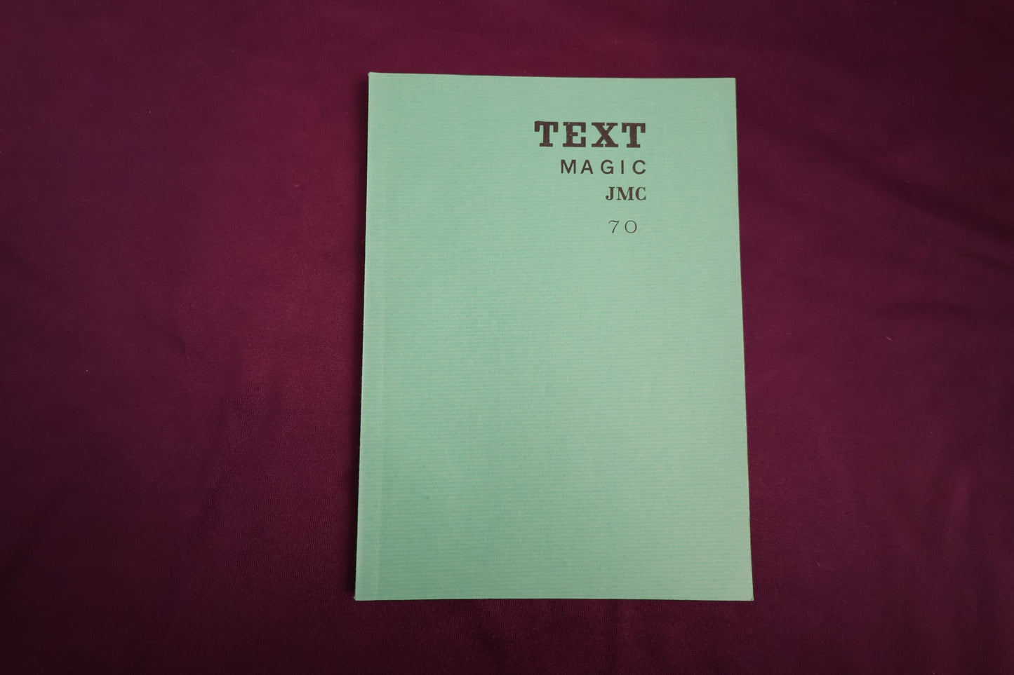 【中古：状態C】TEXT MAGIC JMC ７０