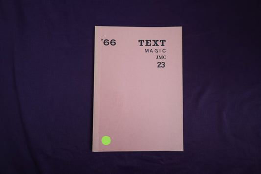 【中古：状態D】TEXT MAGIC JMC ２３