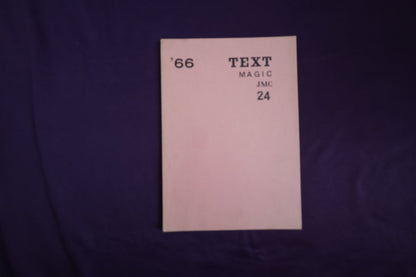 【中古：状態D】TEXT MAGIC JMC ２４