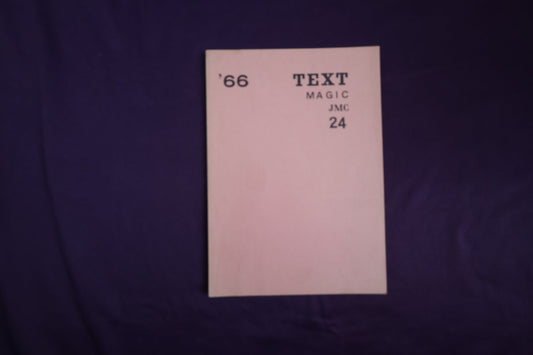 【中古：状態D】TEXT MAGIC JMC ２４