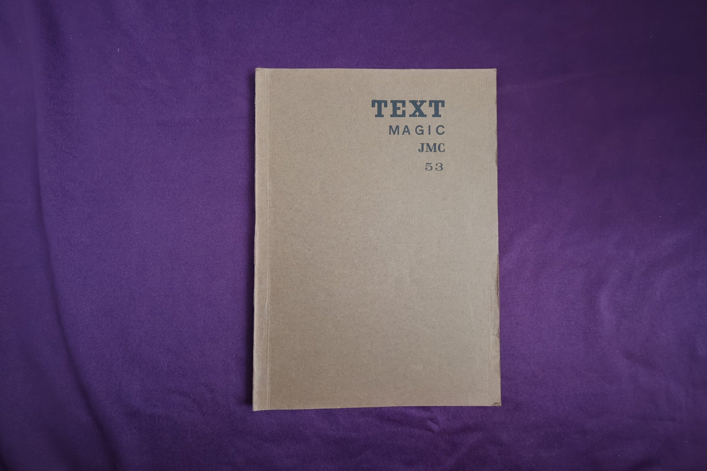 【中古：状態D】TEXT MAGIC JMC ５３