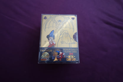 【中古：状態A】FANTASIA PREMIUM QUALITY PLAYING CARDS WITH METAL CARD CASE
