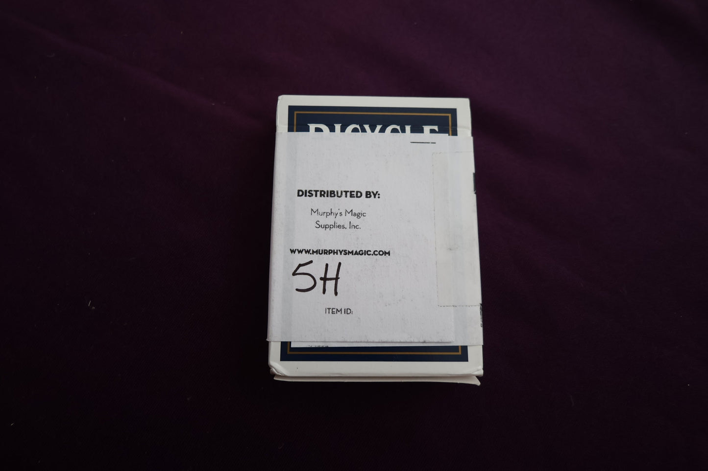 【中古：状態A】BICYCLE GAFF CARDS 1-WAY FORCING DECK(青裏：ハートの５)