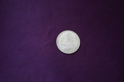【中古：状態A】Morgan dollar(レプリカ) 真鍮製:メッキ仕上げ