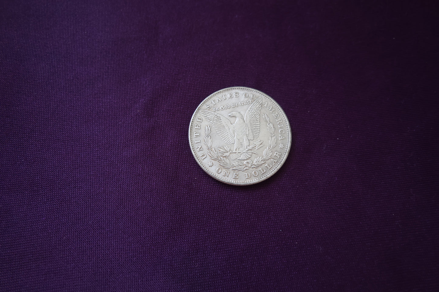 【中古：状態A】Morgan dollar(レプリカ) 真鍮製:メッキ仕上げ