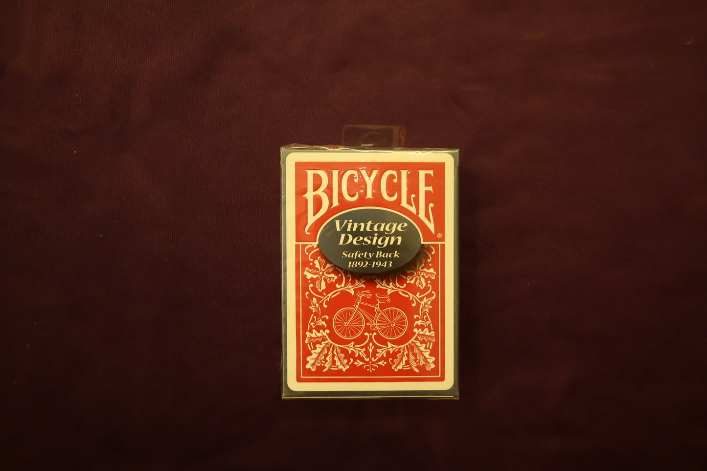 【中古：状態S】BICYCLE safety BACK（赤）ヴィンテージデザイン1892-1943