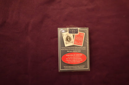 【中古：状態S】BICYCLE safety BACK（赤）ヴィンテージデザイン1892-1943