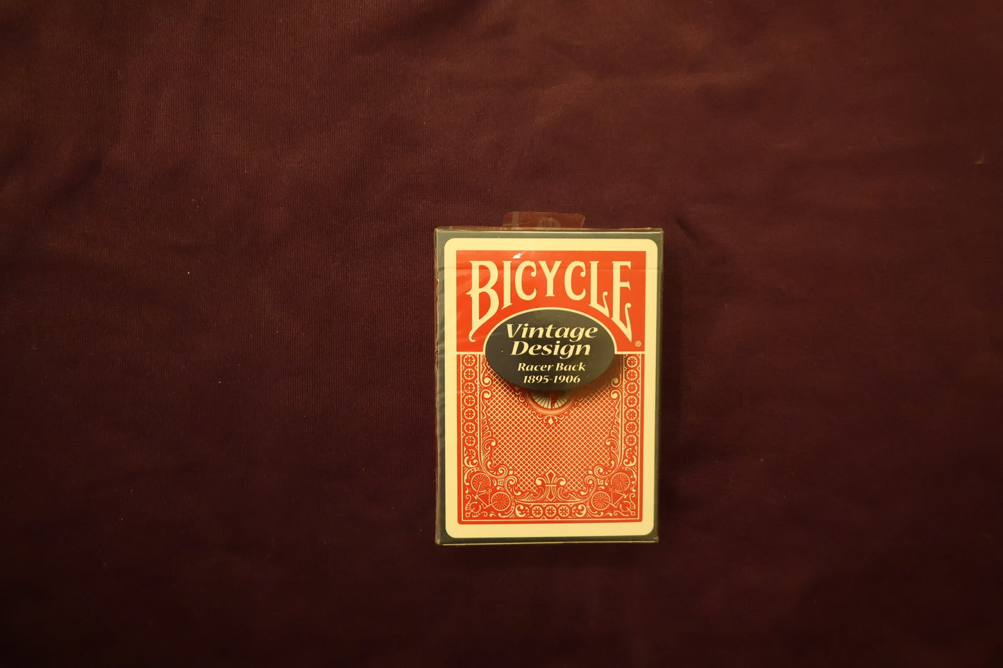 【中古：状態S】BICYCLE RACER BACK（赤）ヴィンテージデザイン1895-1906