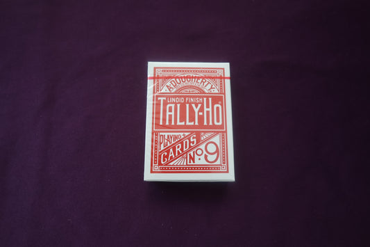 【中古：状態S】TALLY-HO ORIGINAL CIRCLE BACK POKER size（赤）